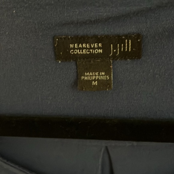 J Jill size M blue tunic top - Picture 3 of 3